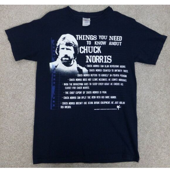 Chuck Norris Tennessee River Things You Need to Know T-Shirt (Size S) - Picture 1 of 8